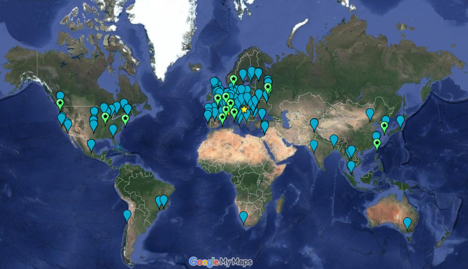 Mapa GRID