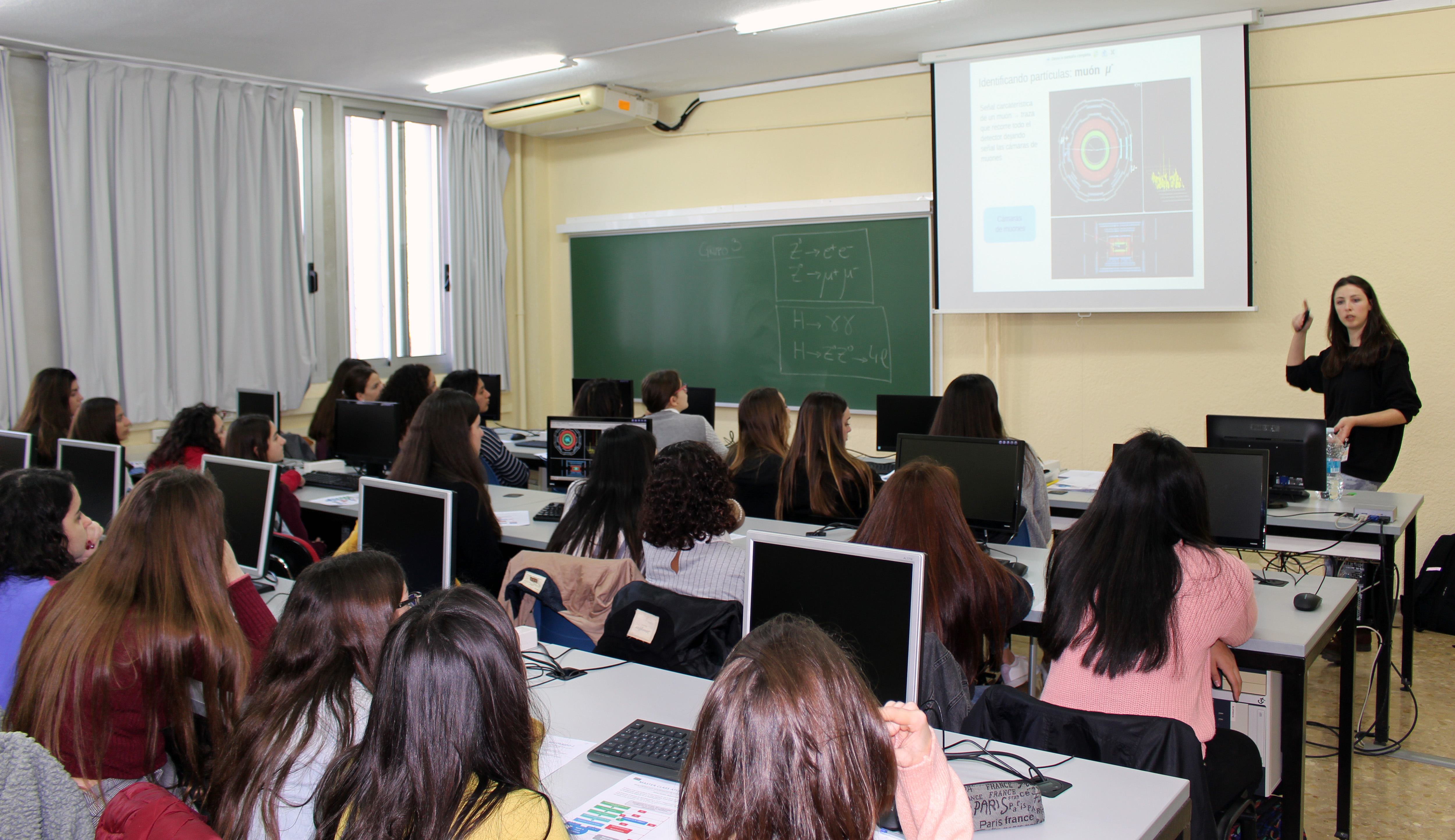 11 de febrero, Día Internacional de la Mujer y la Niña en la Ciencia, International Day of Women and Girls in Science, IFIC, Instituto de Física Corpuscular, masterclass, física de partículas, particle physics, 